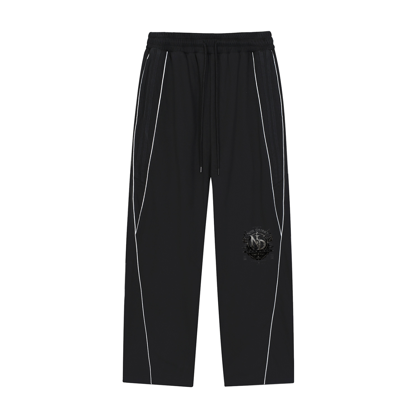 Reflection Striped Straight-Leg Sweatpants